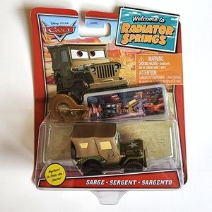 Sarge from Cars Disney with key chain